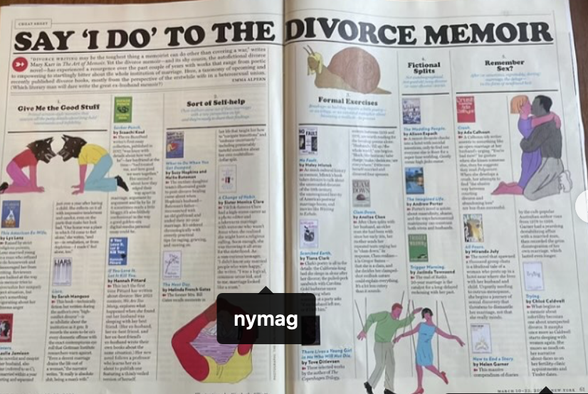 Crush on Vulture's "Best Divorce Books" List in the "Sexy" Category