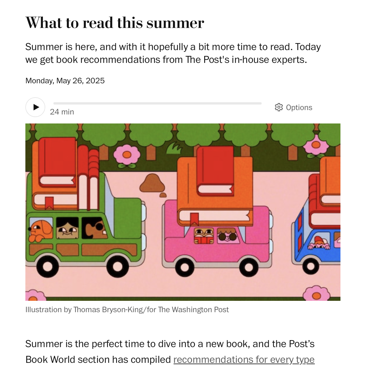 Crush on the Washington Post Summer Reads Podcast!