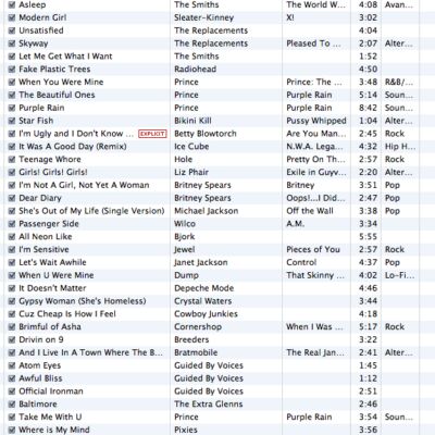 Off to Seattle; Here's a Snapshot from Our EMP Playlist!
