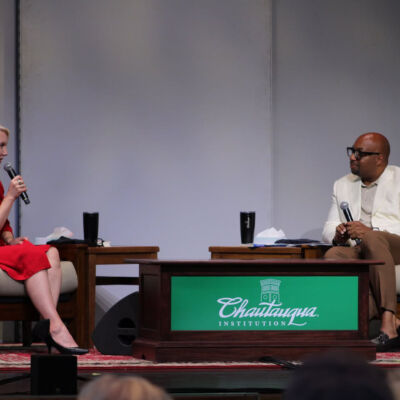 Spoke at Chautauqua with Kwame Alexander!